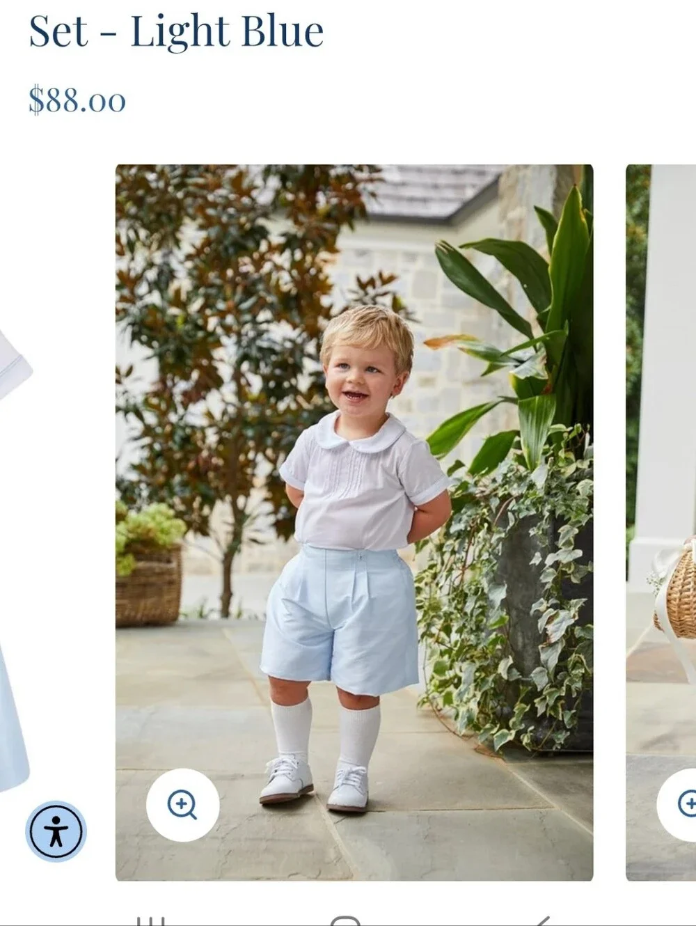 Toddler Boy's Classic Wedding Outfit- Little English Size 4T